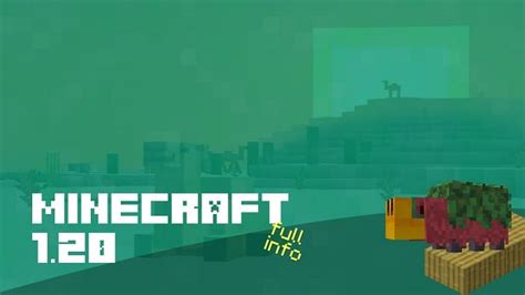 Minecraft 120 Update Has Received An Official Name