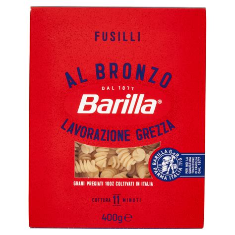 Fusilli 400g Al Bronzo Barilla DAmbros Ipermercato