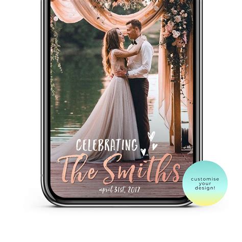 Wedding Geofilter Snapchat Geofilter Custom Geofilter Etsy