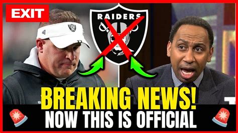 Urgent News Is He Out No One Expected This Las Vegas Raiders News