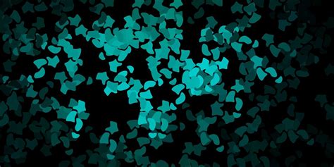 Dark Green Vector Background With Random Forms 12698350 Vector Art At