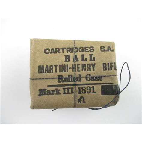 MILITARY BRITISH .577 / .450 MARTINI HENRY AMMO - Switzer's Auction ...