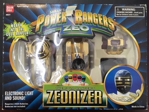 Power Rangers Zeo Gold Ranger Morpher Zeonizer With Box Strap Rare ...