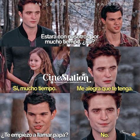 The Twilight Saga Is Shown In Spanish And English