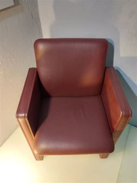 Poltrona Frau Tito Agnoli Fauteuil Thf Bois Cuir Catawiki