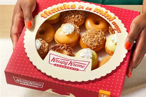 Krispy Kreme Releases Holiday Pie Inspired Mini Doughnuts And We Cant