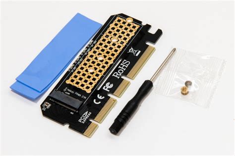 Переходник адаптер M.2 NVMe SSD to PCIE 3,0 X16 Riser - купить с ...