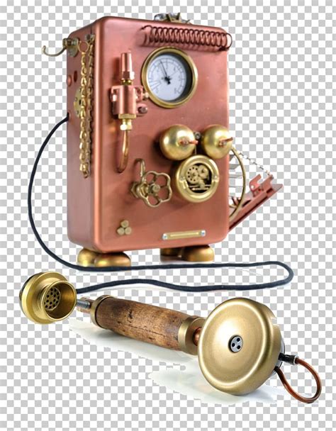 Industrial Revolution Telephone Steampunk Photography PNG, Clipart ...