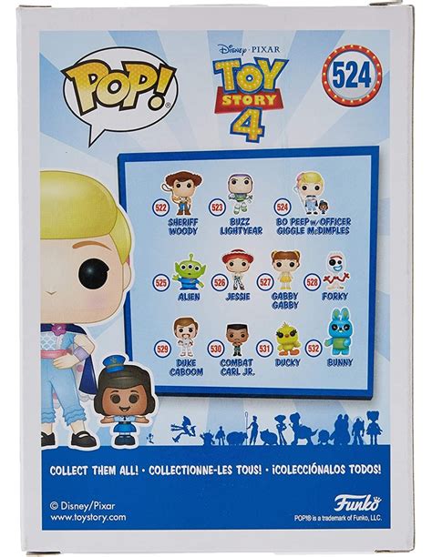 Funko Pop Disney Toy Story 4 Bo Peep Y Oficial Mcdimples 524 37391