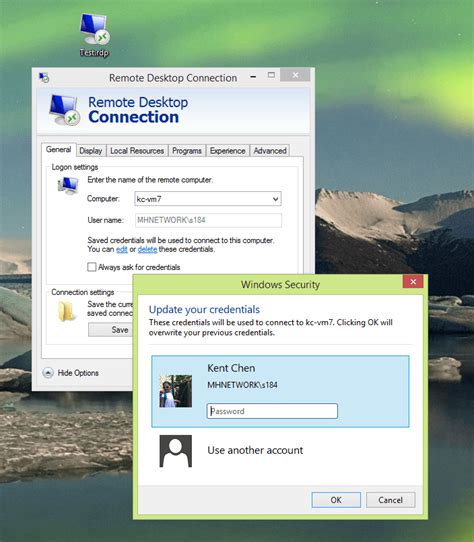 How To Save Password In A Remote Desktop Connection In Windows 8