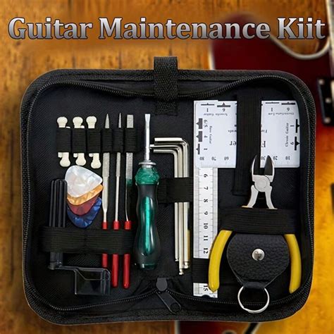 Pi Ces Kit D Entretien Tout En Un Pour Guitare Outil De Changement