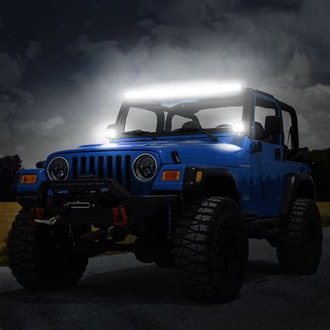 52" Light Bar & Work Lights KIts for Jeep Wrangler 1997-2006 TJ — SUPAREE