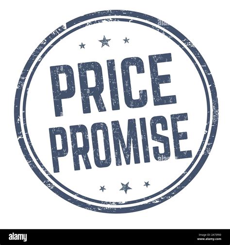 Price Promise Sign Or Stamp On White Background Vector Illustration