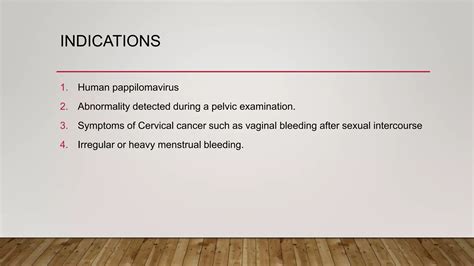 Cervical biopsy procedure | PPT