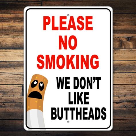 Funny Smoking Sign - Etsy