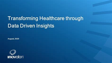 Transforming Healthcare Through Data Driven Insights Youtube