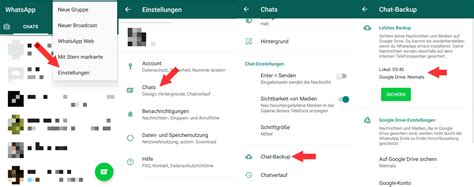 Whatsapp Nachrichten Gel Schten Chat Wiederherstellen