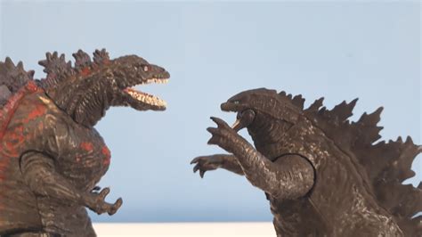 Godzilla Vs Shin Godzilla Stop Motion Youtube