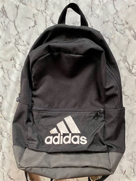 Adidas black backpack unisex on Carousell