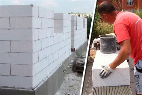 Кладка газобетонных блоков своими руками: пошаговая инструкция, как ...