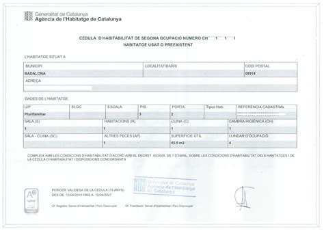 C Dulas De Habitabilidad Nuevo Modelo De C Dula De Habitabilidad