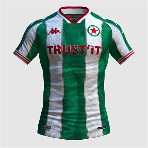 Red Star FC Paris X Kappa 24 25 Home Kit FIFA Kit Creator Showcase