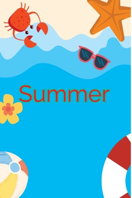 Summer Beach Flyer Template Postermywall