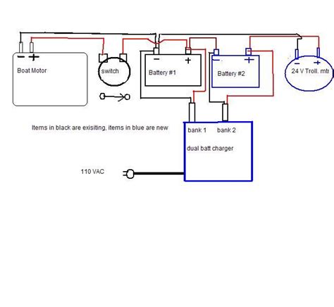 24 Volt Trolling Motor Battery Wiring Diagram With Charger Wiring Boards