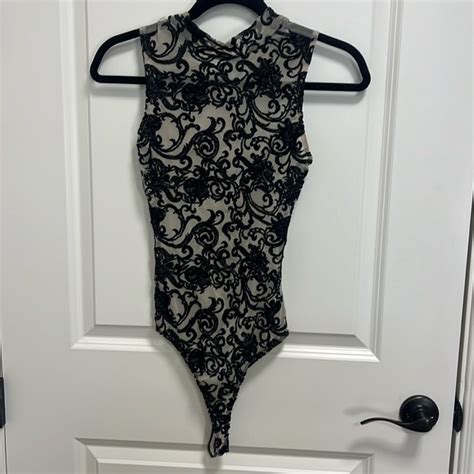 Windsor Tops Windsor Nude Mesh Body Suit Poshmark