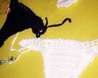Halter Bikini Top Crochet Pattern See Through Net On The Top