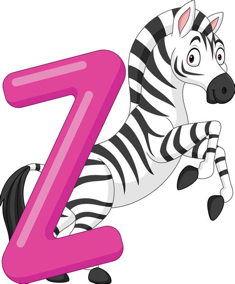 Alphabet letter Z for Zebra 7152984 Vector Art at Vecteezy