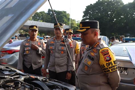 Hadapi Pam Pemilu Polresta Mataram Gelar Apel Pengecekan Dan