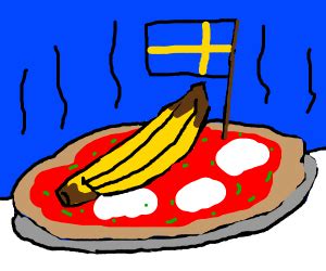 Swedish Banana Pizza - Drawception