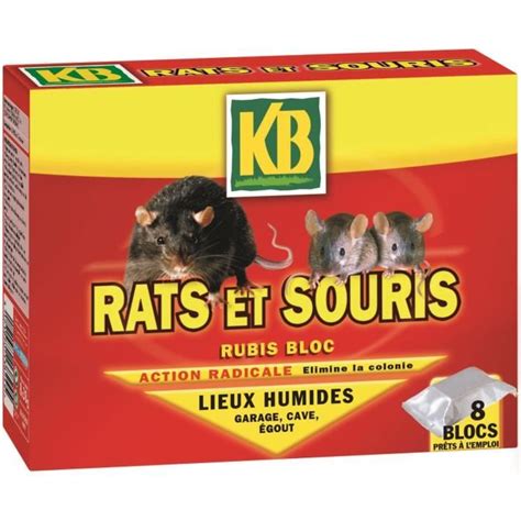 Kb Rats Et Souris Blocs G Achat Vente Traitements Plantes Kb