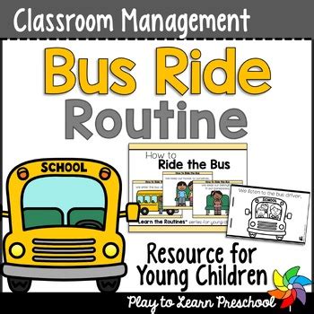 Riding the Bus | Bus Ride Rules & Routine by Play to Learn Preschool