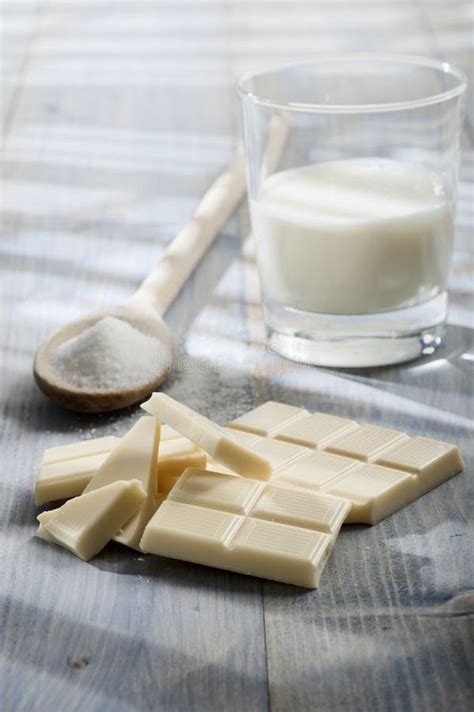 White Chocolate Stock Photo Image Of Wood Ingredient 24725648