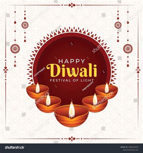 Banner Design Diwali Festival Offers Template Stock Vector Royalty