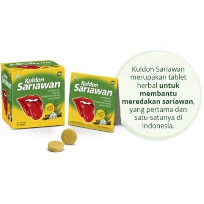 Jual Kuldon Sariawan Strip Isi Tablet Meredakan Panas Dalam