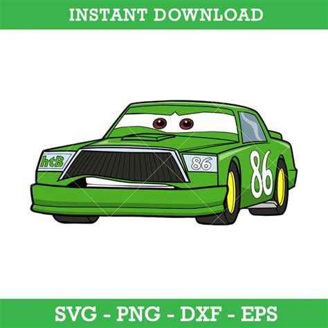 Chick Hicks Cars Svg, Lightning McQueen Cars Svg, Disney Car | Inspire ...