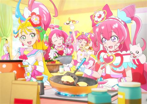 Precure Anime Featuring 4 Generations Of Pretty Cures To Screen With