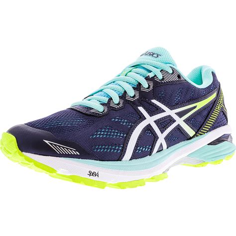 ASICS - Asics Women's Gt-1000 5 Indigo Blue / White Safety Yellow Ankle ...