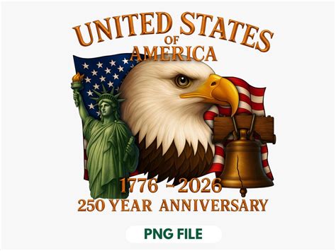 PNG Clipart – USA 250th Anniversary Edition, Patriotic Eagle, Liberty