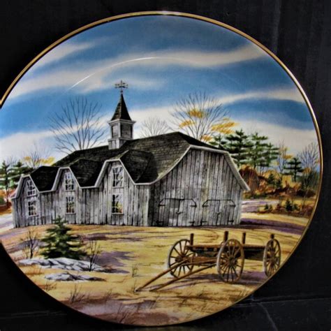 Barn Collector Plate Etsy