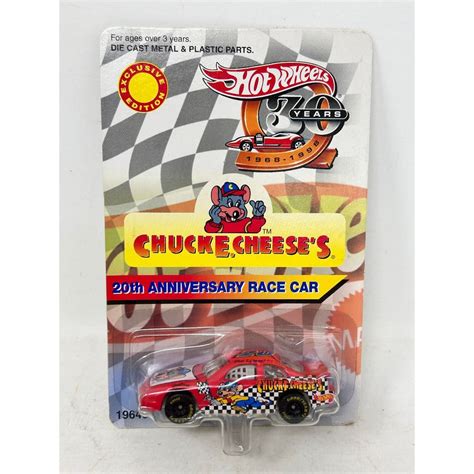 Vintage Hot Wheels Chuck E Cheese Th Anniversary Race Car Limited Edition Etsy