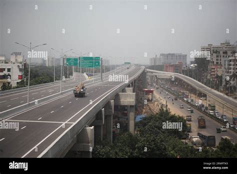 Dhaka Bangladesh September 2 2023 Elevated Expressway In The Making A