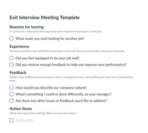 Exit Interviews Involve A Meeting With The Departing Employee S Manager