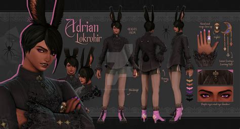 FFXIV Character Reference Sheet - Adrian Lokrohir by PeriChanXIV on ...