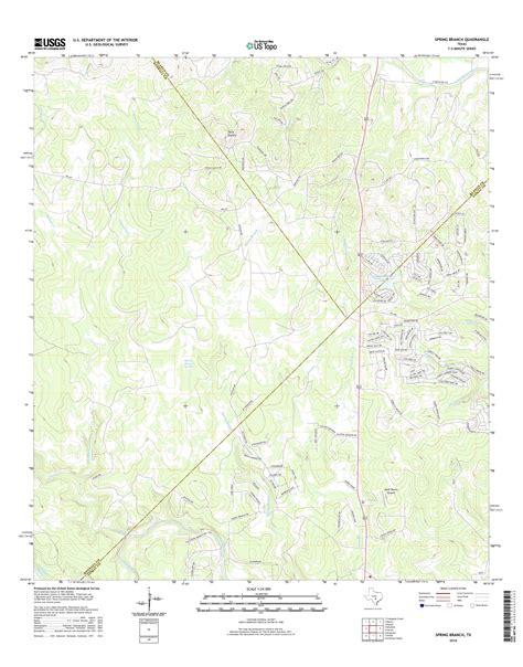 Mytopo Spring Branch Texas Usgs Quad Topo Map