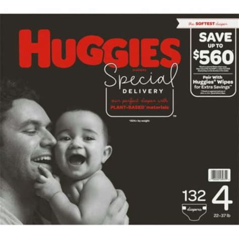 Huggies Special Delivery Disposable Diapers Size 4 132 Diapers