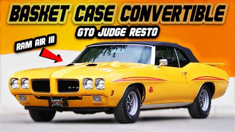 This Pontiac Gto Judge Convertible Came In Baskets Youtube